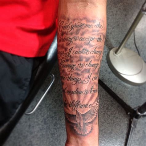 Psalm Tattoo. . Bible verse tattoos on forearm